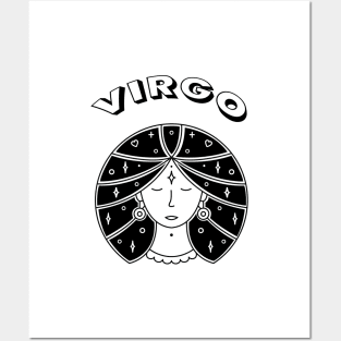 Virgo Astrology Sign Posters and Art